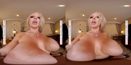 blonde, big fake tits, 60fps, big dick