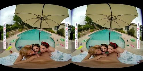 lesbian, 180° in virtual reality, 3d in virtual reality, virtual reality