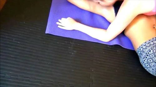 Lesbian armpit licking after yoga