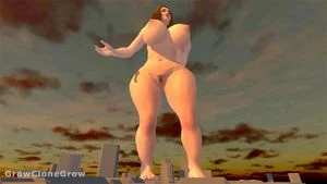 Giantess growth animation thumbnail