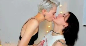 Lesbian cam kissing thumbnail