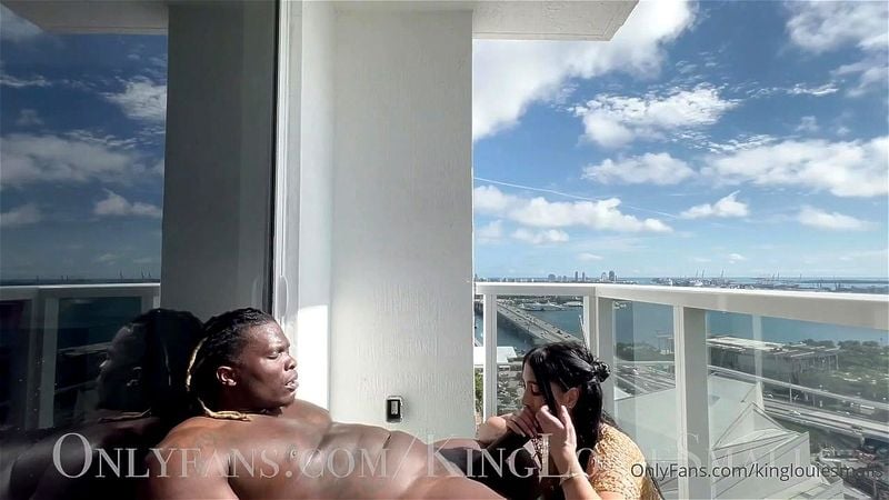 Valerie kay on balcony only fan Valerie kay on balcony only fan