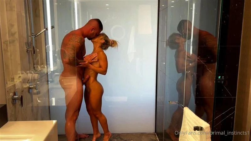 Petite blond girl getting fucked by the body builder tattoo guy Petite blond girl getting fucked by the body builder tattoo guy
