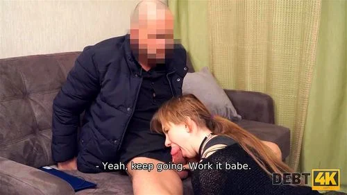 DEBT4k. Man comes to the teen Russian debtor and drills shaved pussy soon: Porn