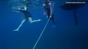 Hot girls on tenerife in the sea