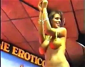 Arabic belly dancer strip show