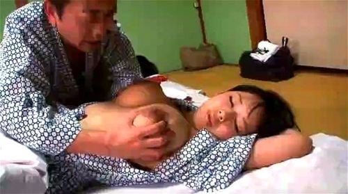 lucky old man, japanese, old man fuck teen, cum in pussy