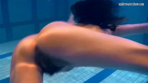 mermaid, big tits stepsister, Underwater Show, bouncy tits