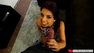 Sweet babe Gina Valentina with a cock in her pussy