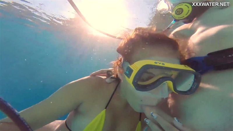 Candy Mike and Lizzy super hot underwater threesome Candy Mike and Lizzy super hot underwater threesome