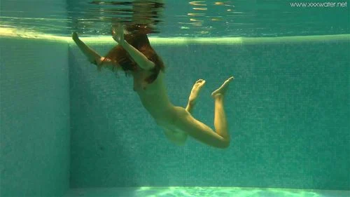 Irina Russaka aka Stefanie Moon underwater swimming