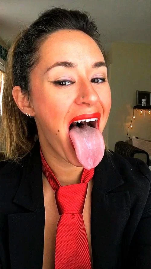 Watch Big Tongue 2 - Saliva, Tongue, Tongue Fetish Porn - SpankBang