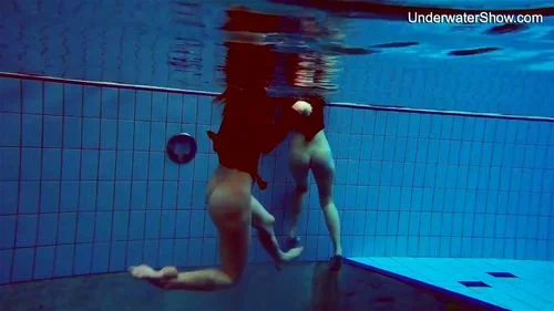 orgasm, public, Underwater Show, pool