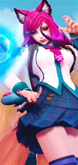 Ahri's armpits, legs and thighs