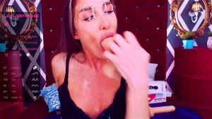 dildo blowjob deepthroat thumbnail