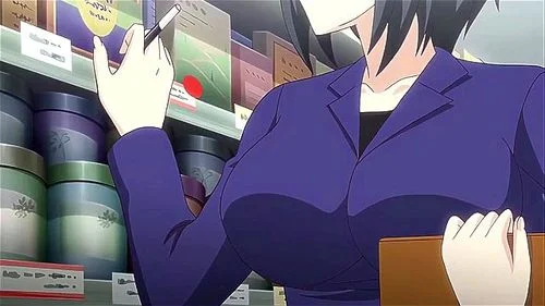 Convenience Store Girl Z 4 - Businesswoman is caught shoplifting and given big hentai dick