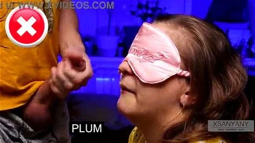 blindfold blowjob, blowjob, homemade, deep throat