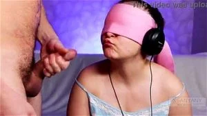 Blindfold blowjob thumbnail