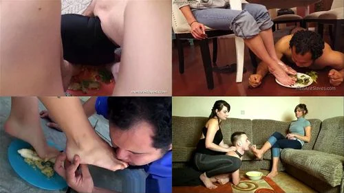 foot worship, clothed female naked male, babe, foot fetish