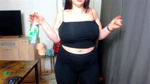 Cammodel spit on Tits