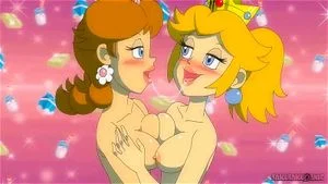 Princess Peach And Daisy Lesbian - Watch Princess Peach and Daisy Sex Scene - Lesbian Kiss, Pussy Licking, Princess  Daisy Porn - SpankBang
