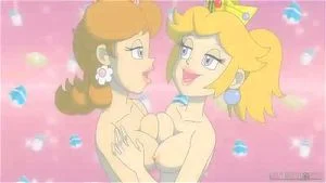 Princess Peach Lesbian Butt Licking - Watch Princess Peach and Daisy Sex Scene - Lesbian Kiss, Pussy Licking, Princess  Daisy Porn - SpankBang
