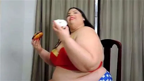 fat, bbw, wonder woman, big tits