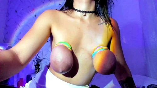 big tits, bondage, babe, tied tits, fetish