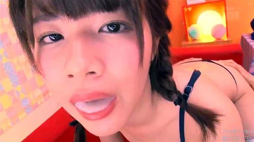 cute girl, cum in mouth, japanese, blowjob