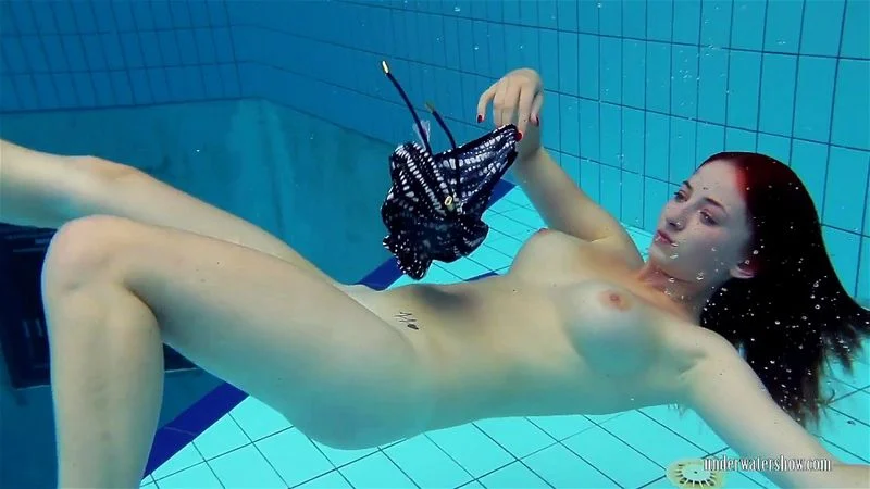 Russian redhead big tits model Katrin Privsem swimming Russian redhead big tits model Katrin Privsem swimming