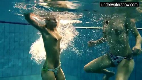 bikini, amateur, poolside, underwater
