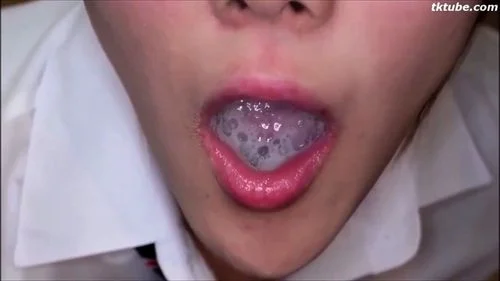 cum in mouth, asian, swallow, blowjob cum in mouth
