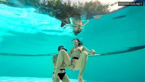 Group Sex Under Water - Watch Group sex underwater with Eva Sasalka - Babe, Orgy, Public Porn -  SpankBang