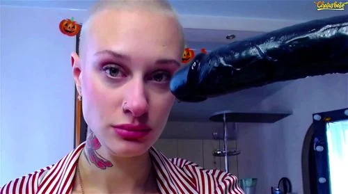 bald head princess deepthroat