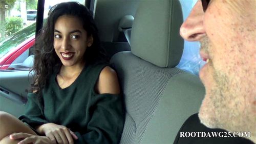 Car foot smelling