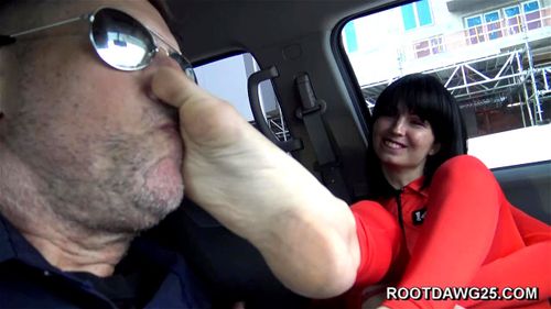 Watch Car foot smelling 2 - Foot Smelling, Foot Sniffing, Fetish Porn