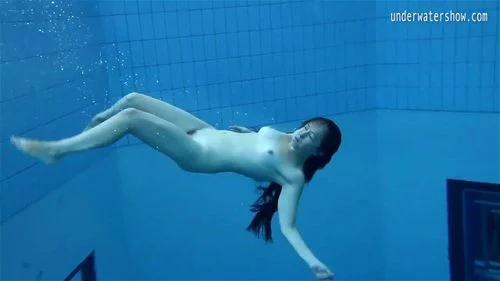 Underwater Show, swimming, bikini, small tits