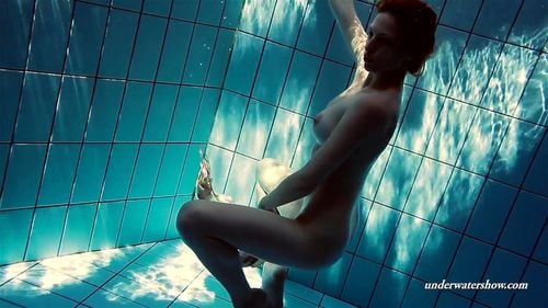 underwater babe, solo, small tits, fetish