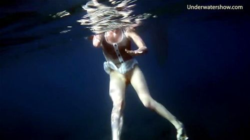 russian, big boobs, teens, Underwater Show