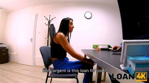 brunette, sex on table, Loan4K