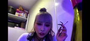 Smoking Asian thumbnail