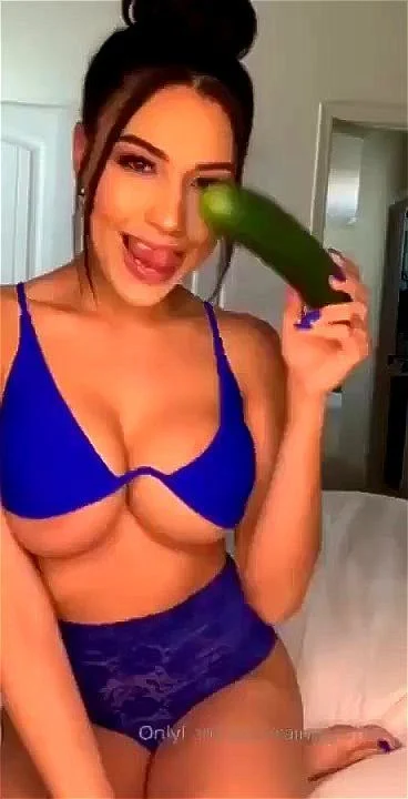 cucumber masturbation, sexy teen, onlyfans, masturbation