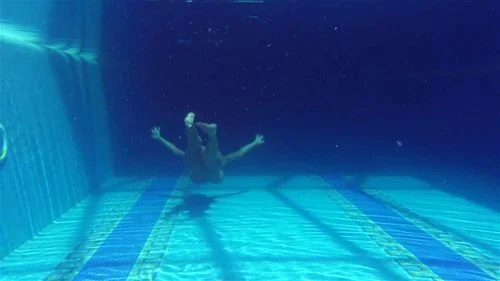 Underwater Show, underwater babes, blonde, babe