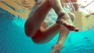 Diana Zelenkina enjoys swimming naked