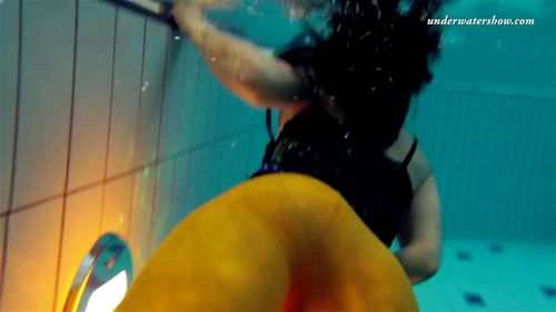 Nina Markova sexy underwater babe by Underwater Show: Brunette, Hd Porn & Professional Porn