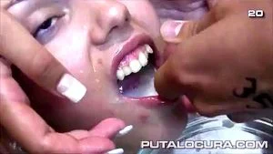 Lots of cum in teen mouths