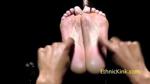 ebony, tickling, fetish, feet