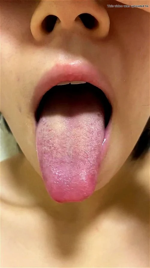 tongue tease, tongue fetish, fetish, asian