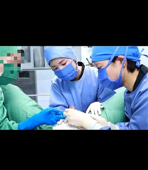 surgical gloves, handjob, nurse blowjob, squirt