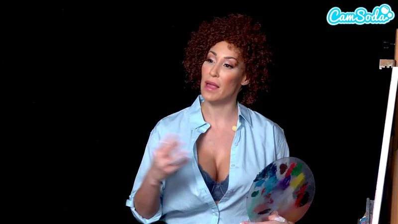 Big Tits MILF Ryan Keely Cosplay As Bob Ross Gets Horny During Painting Tutorial Big Tits MILF Ryan Keely Cosplay As Bob Ross Gets Horny During Painting Tutorial